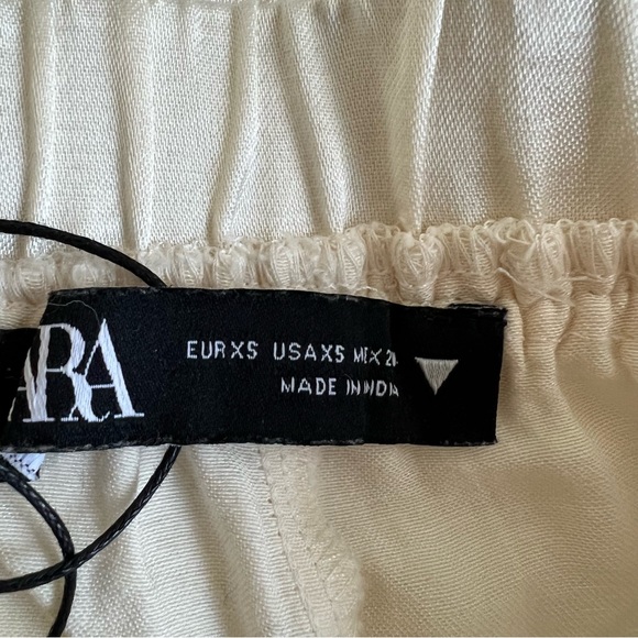 ZARA Satin Effect Joggers - Picture 8 of 16